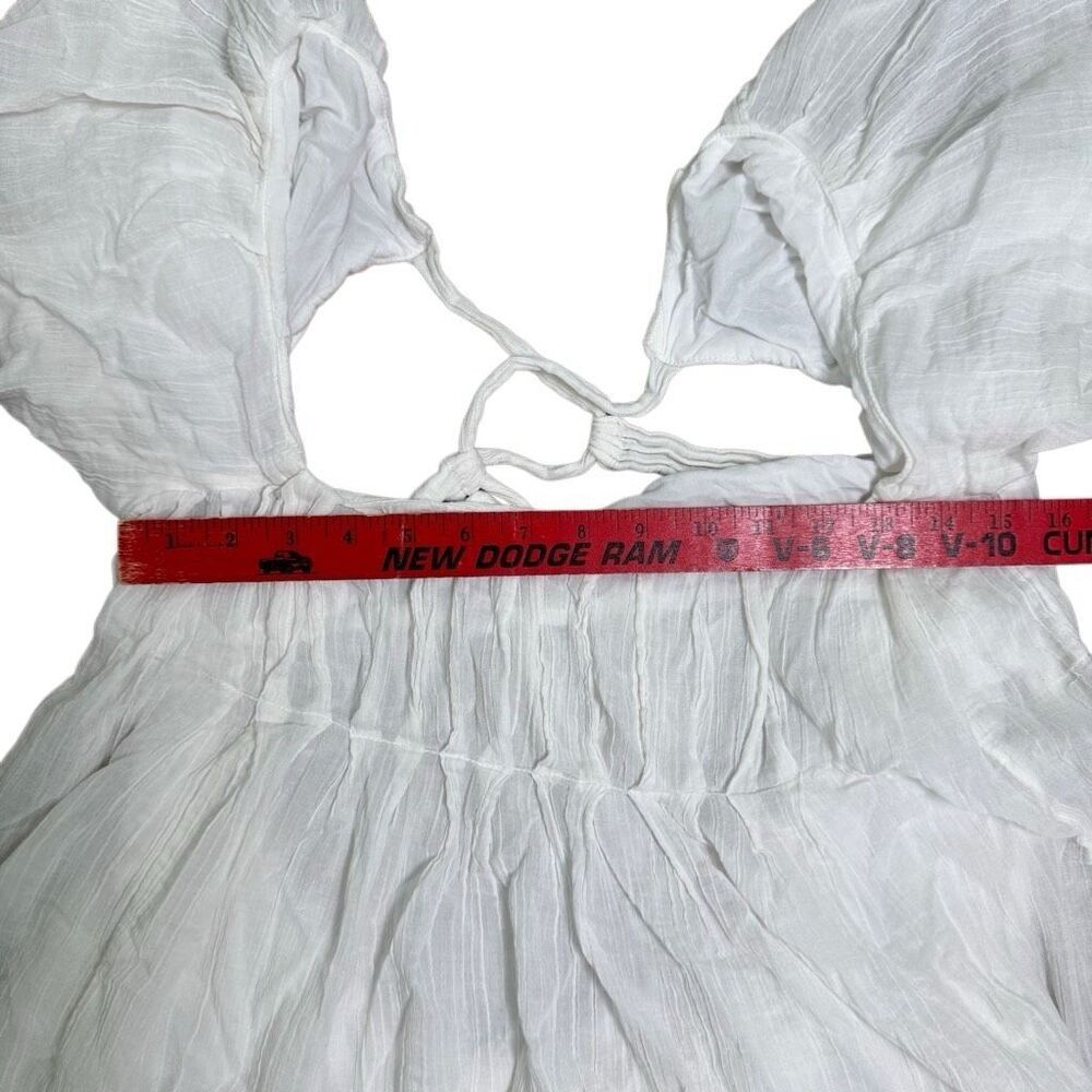 Free People Marina Mini Dress White Women’s Size Large - Picture 6 of 9